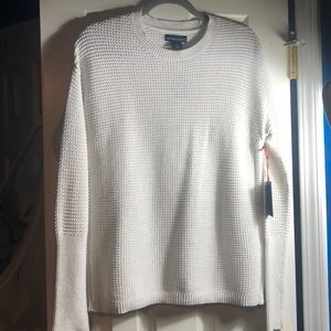 White long sleeve sweater